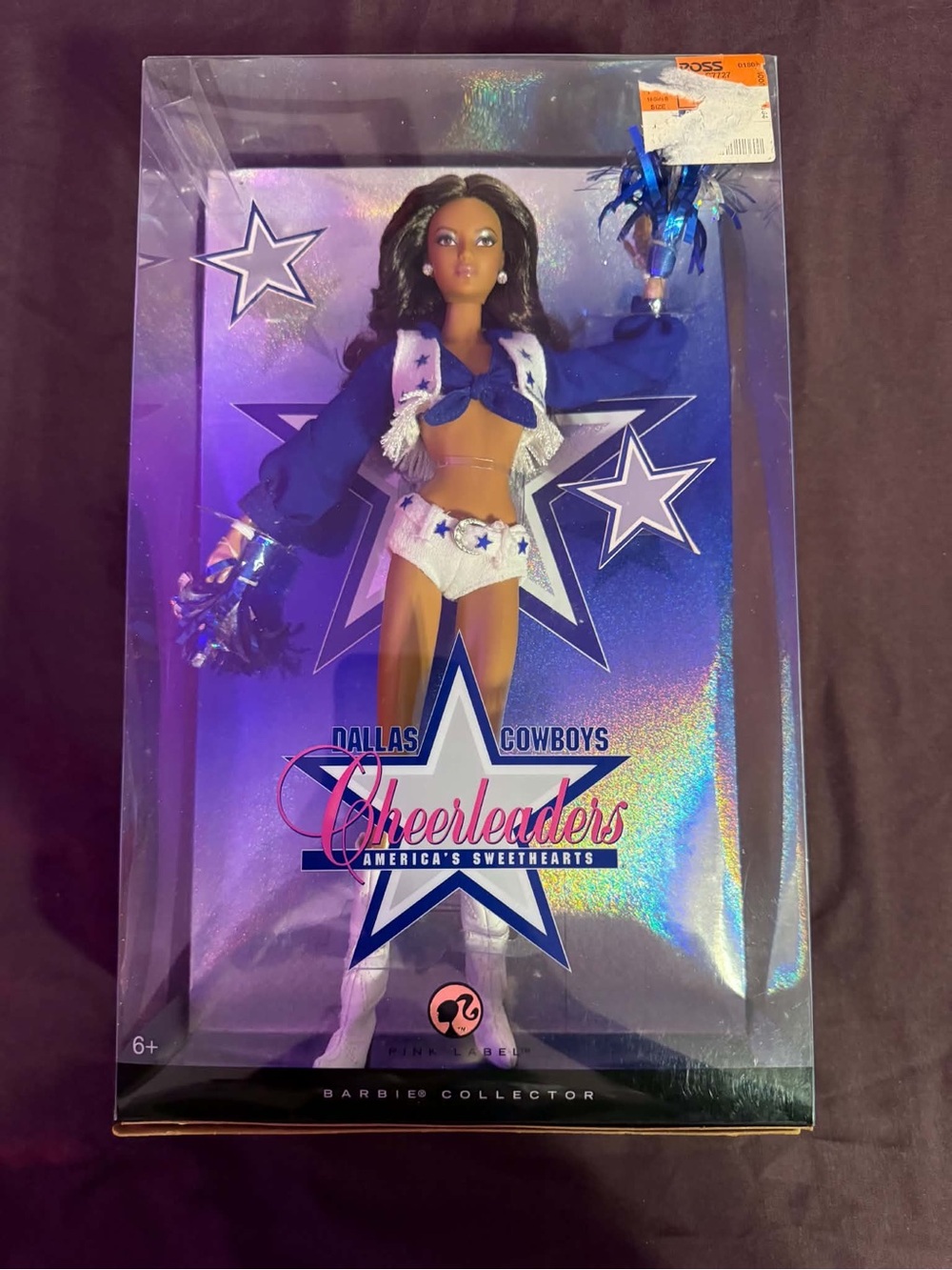 Barbie Dallas Cowboys Cheerleaders Burnette Pink Label 2007 Mattel M2318 NRFB
